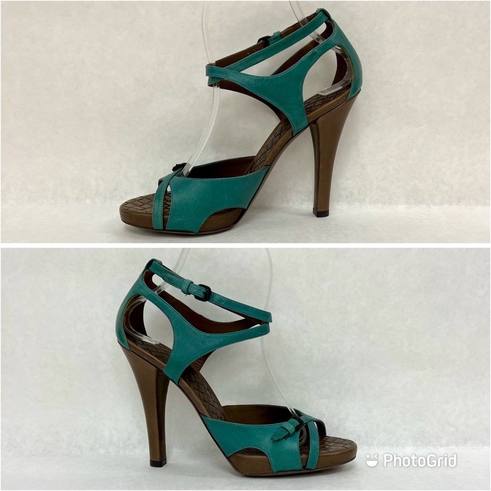 BOTTEGA VENETA Intrecciato Leather Sandal Shoes  EU 38.5 / US 8.5  New in Box - Picture 4 of 12
